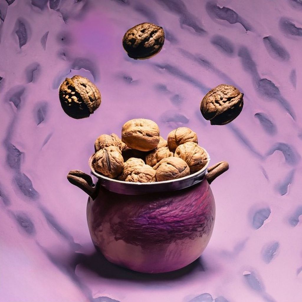 Purple walnuts